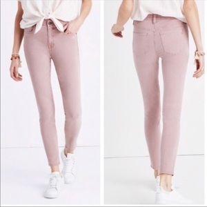 Madewell Women's Skinny Jeans in Light Pink